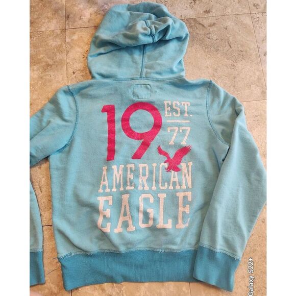H5  American Eagle hoodie Est.1977 - Picture 7 of 8